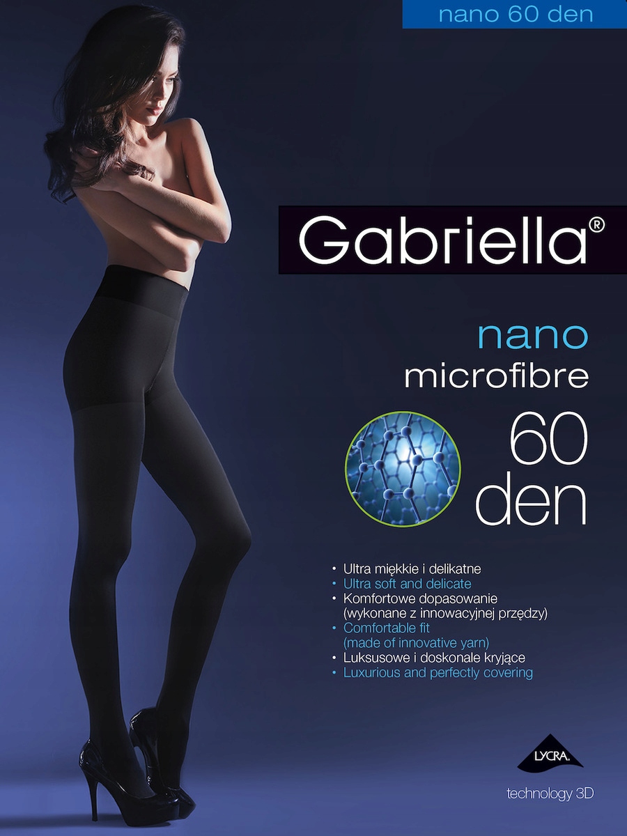

Rajstopy Gabriella Nano Microfibre 60 den 3/4