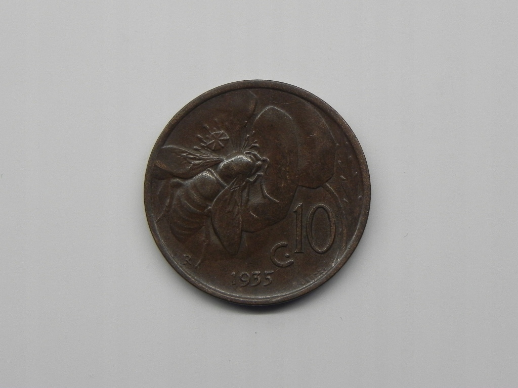 4341/ 10 CENTESIMI 1935 WŁOCHY