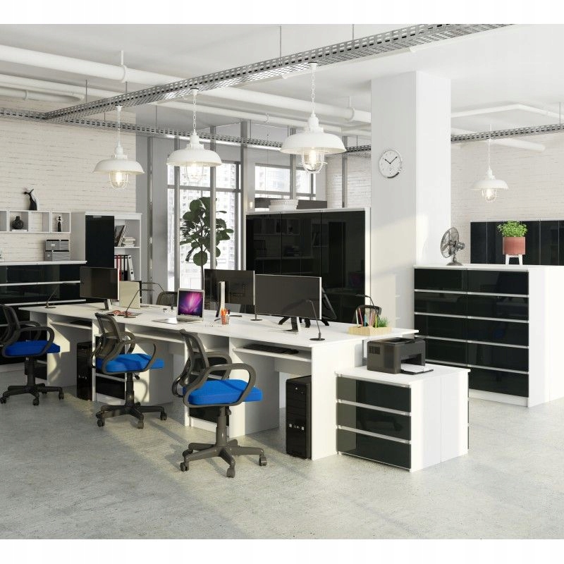 REGAŁ BIUROWY *RÓŻNE KOLORY* ZAMYKANY 8 PÓŁEK 80cm Kod producenta REGAŁ