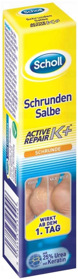 Scholl МАЗЬ ДЛЯ СУХИХ И шершавых ПЯТК МОЧЕВИНА И КРЕАТИН 25 МЛ
