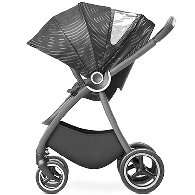 Gb Maris wielofunkcyjny wózek spacerowy tyłem/przodem, Lux Black (czarny)