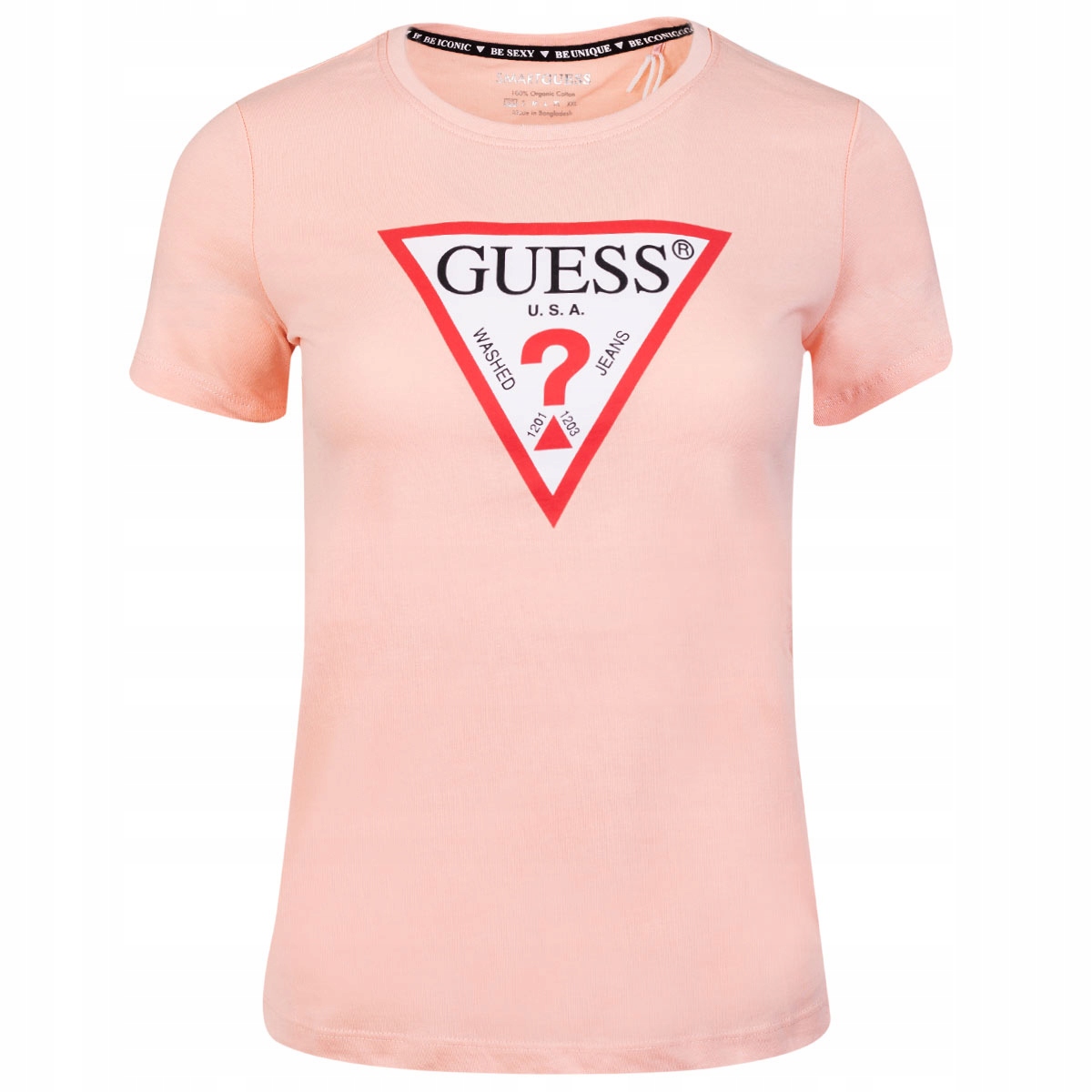 

Guess Koszulka Damska T-shirt Original Pink r. S