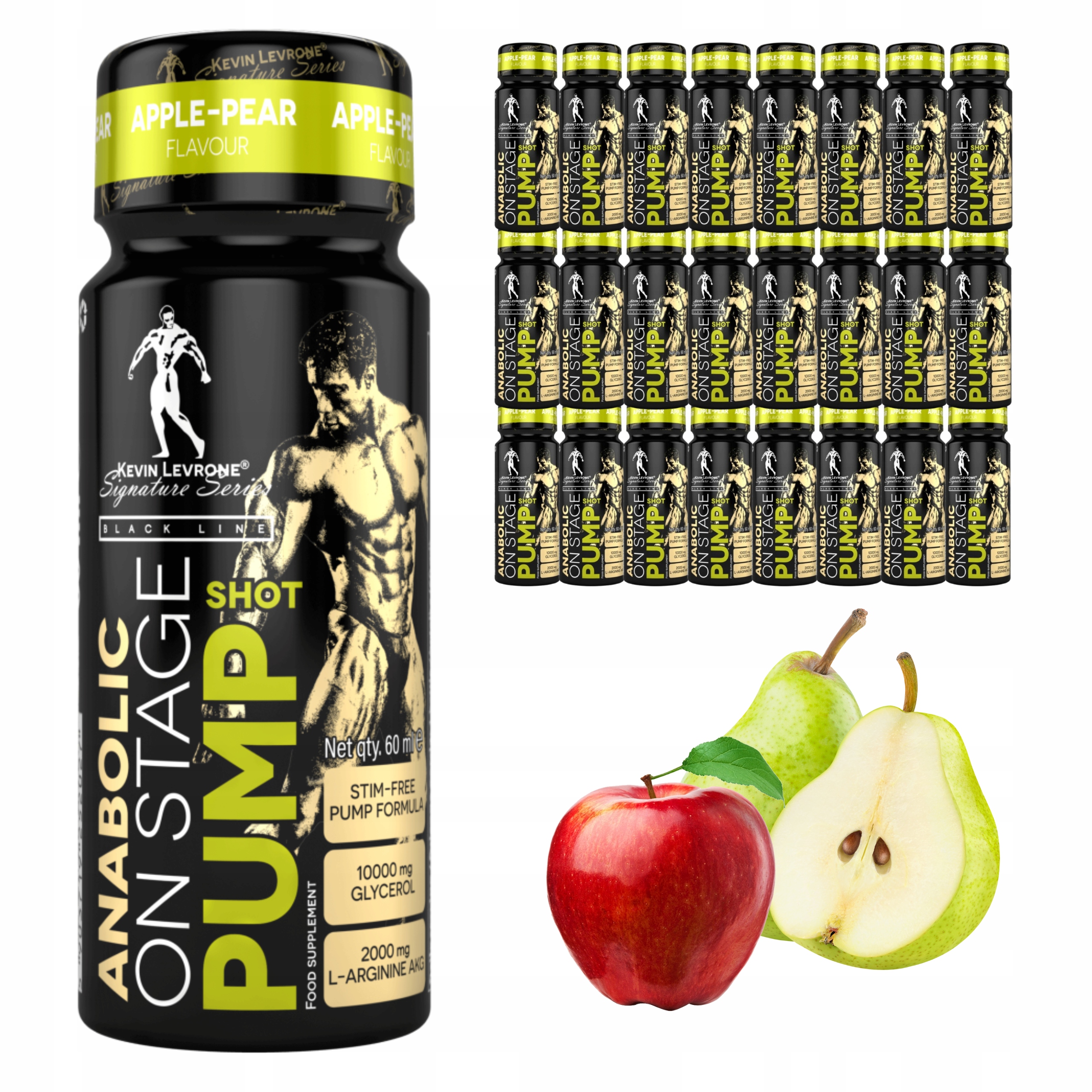 Předtréninkovka Anabolic On Stage Shot 24x60 ml Svalová pumpa Kevin Levrone