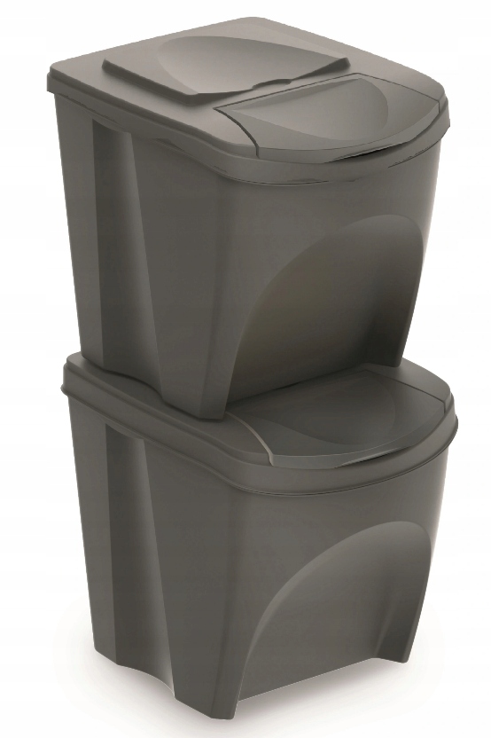 

Sortibox Kosz Na Śmieci 2x25L Szary
