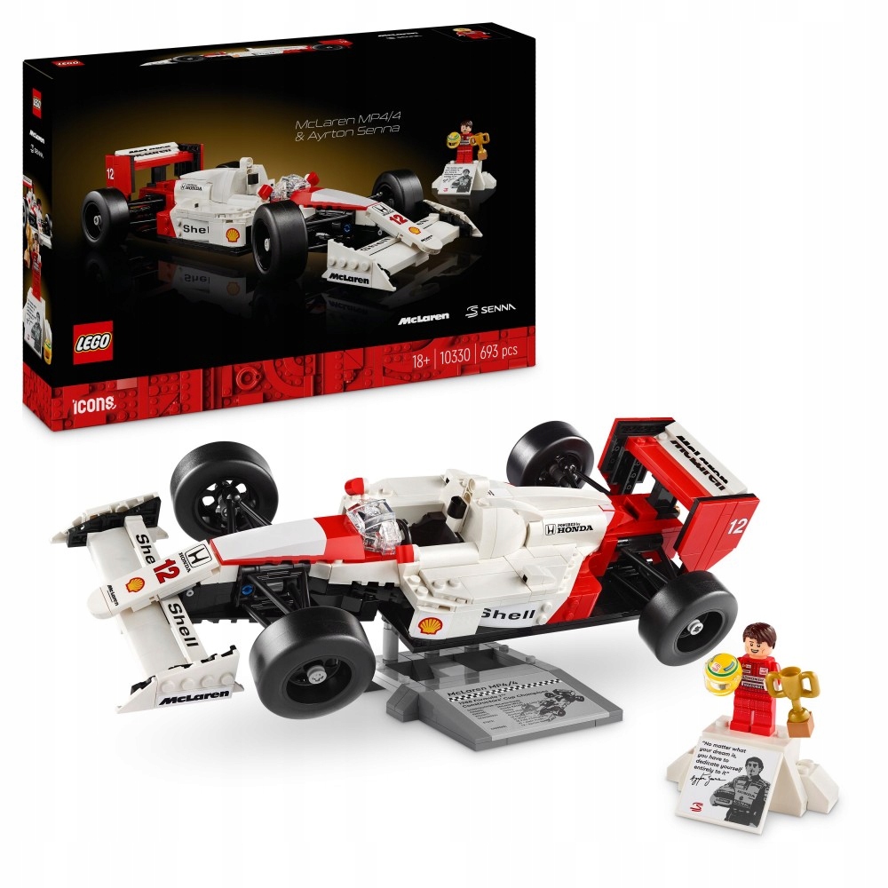 Lego 10330 Icons McLaren MP4/4 a Ayrton Senna