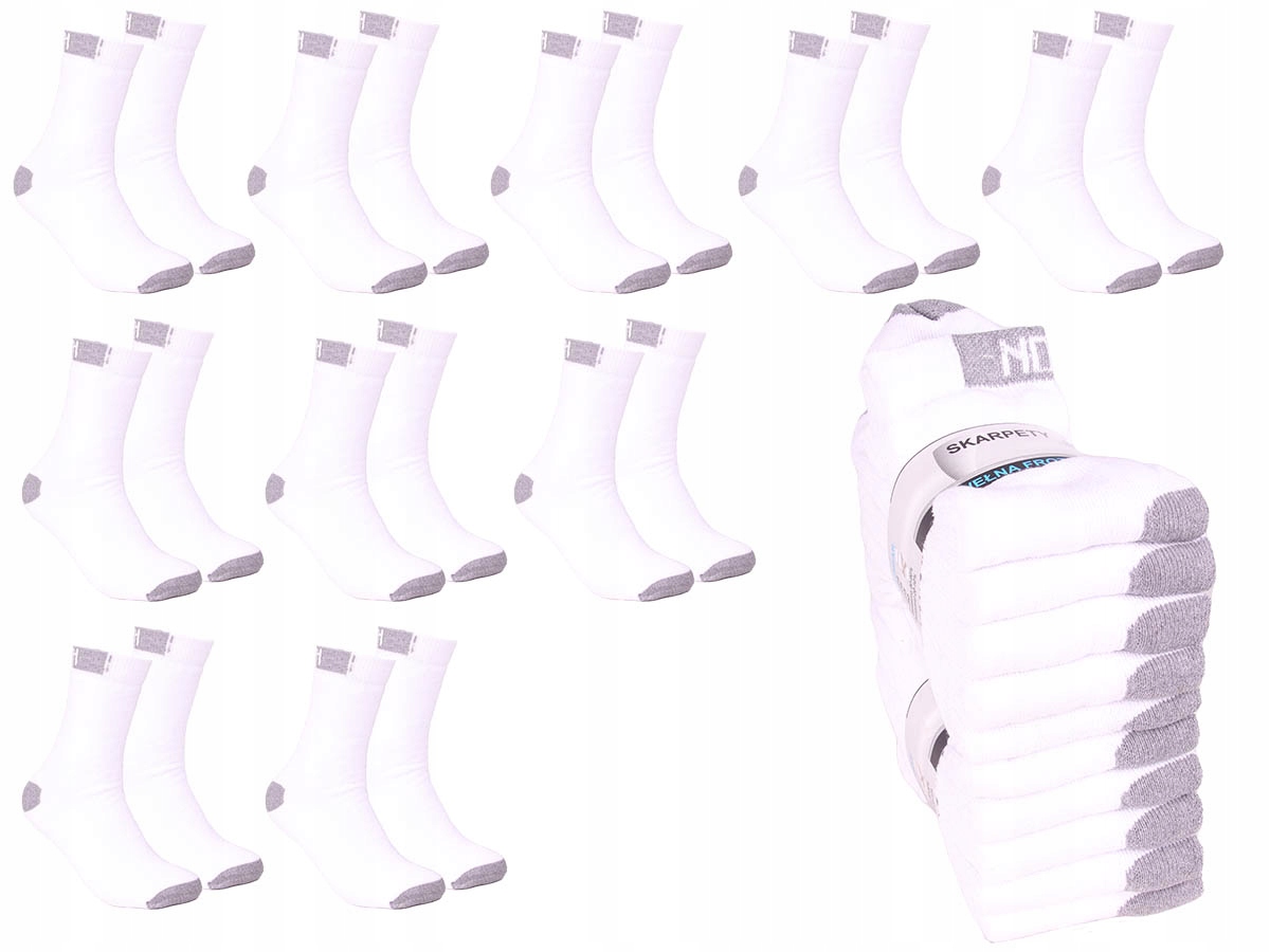 10x ROBOCZE BAWEŁNIANE skarpety FROTTE FROTA 39-42 Rozmiar 39-42