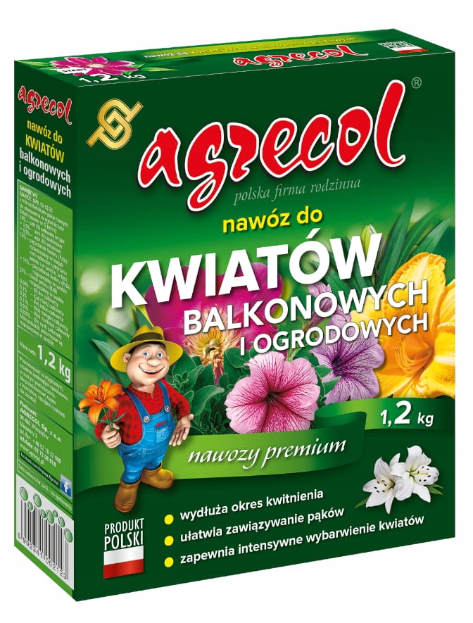 

Nawóz do kwiatów balkonowych i ogrodowych 1,2 kg