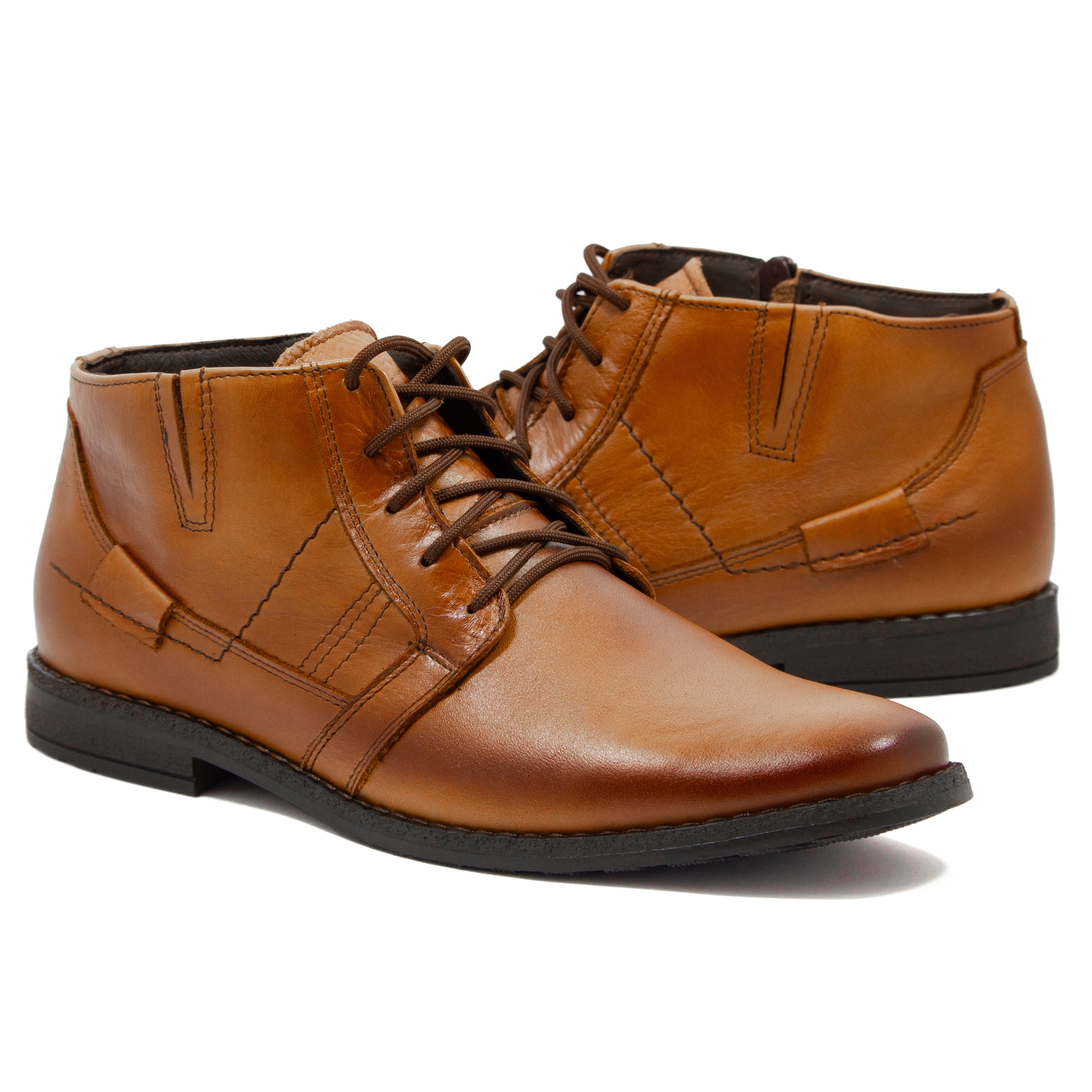 Kozačky kozačky krátké zateplené Polské kůže 902 ro 44