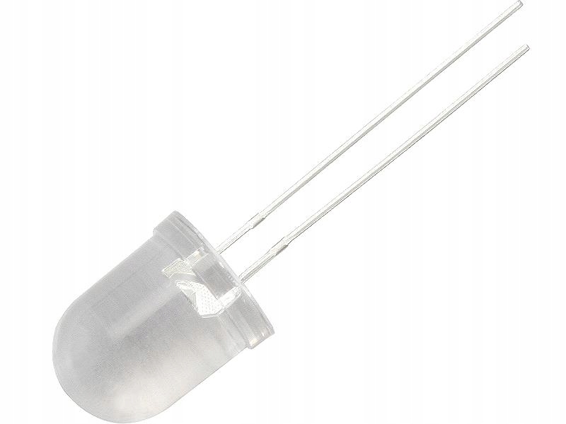 

Dioda Led 10mm 12V Niebieska clear