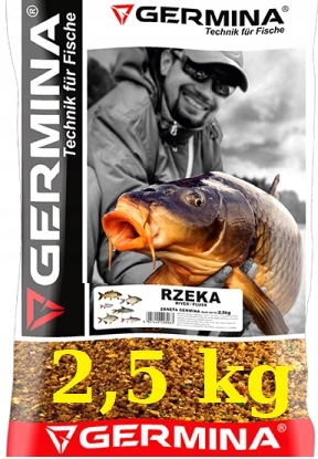 ZANĘTA GERMINA GROUNDBAIT BASIC Supercena za 2,5 kg. RZEKA RIVER