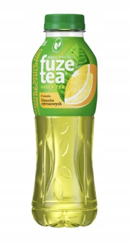Levně fuzetea Ice Tea Zelený Čaj a citrusy Nápoj 12 x 500 ml [kauce]