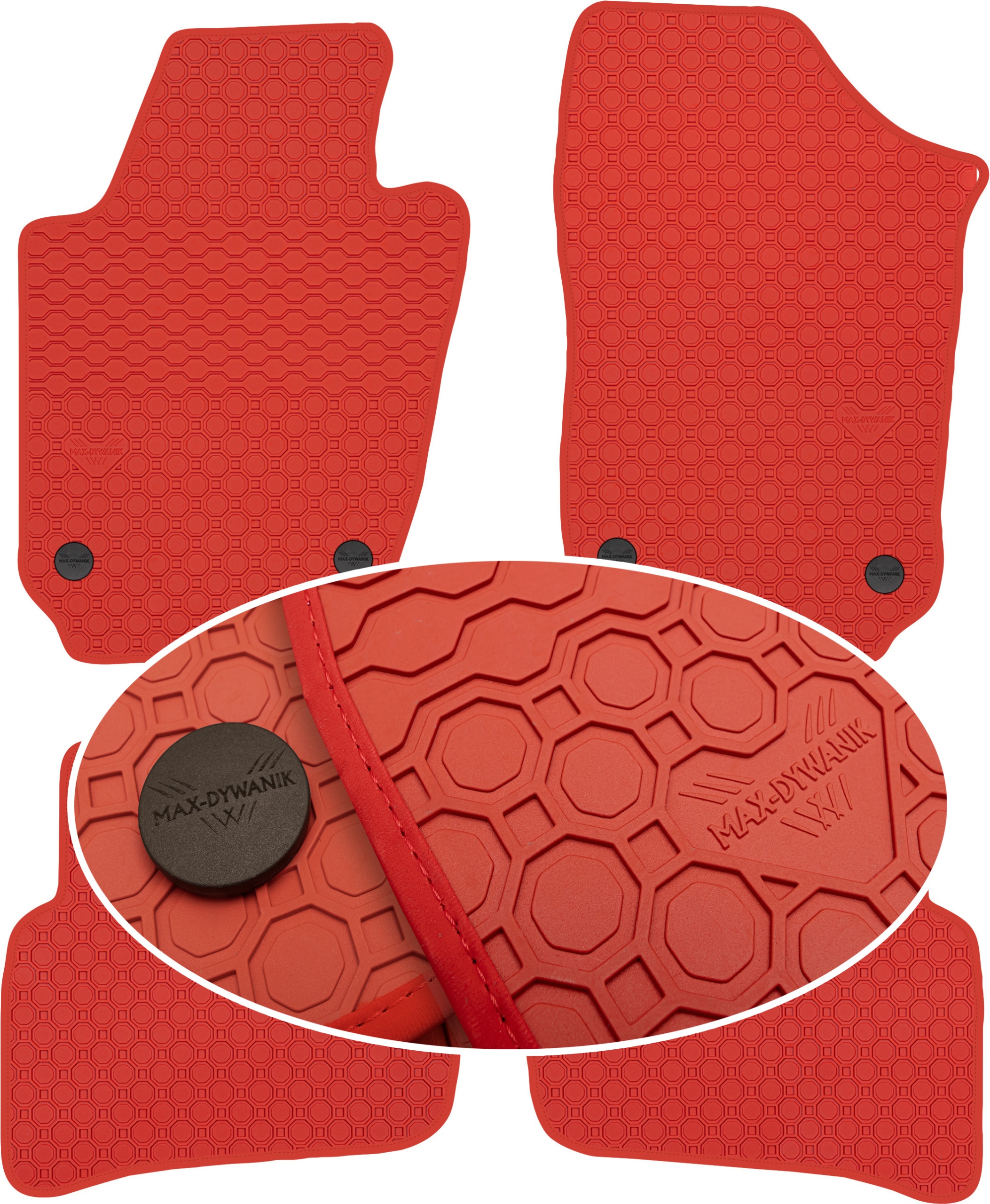 Seat Ibiza IV 2008-2017 Koberce Červené