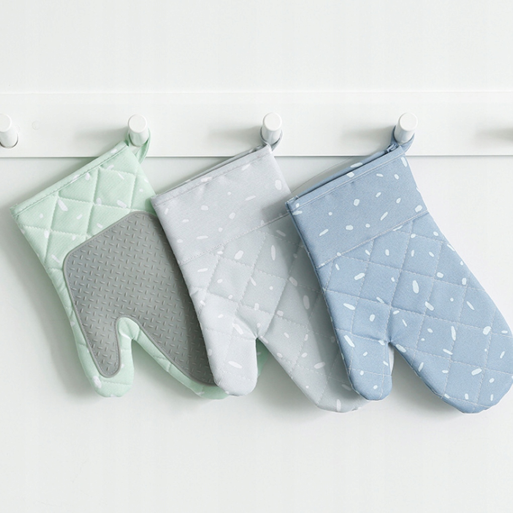 RĘKAWICE KUCHENNE SILIKONOWE TERMICZNE KOMPLET DO PIEKARNIA WYTRZYMAŁE Cechy dodatkowe extra mocne