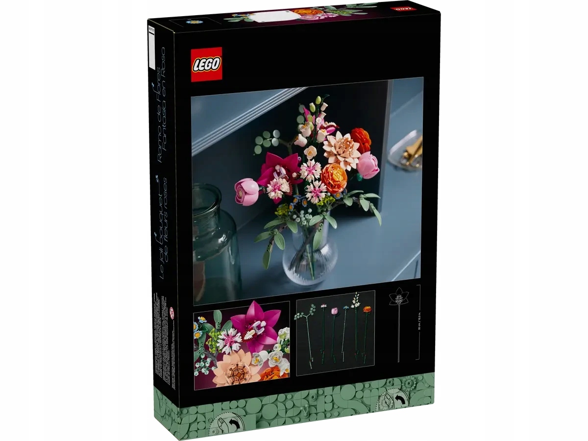 Lego Botanicals Krásná kytice růžových květin 10342