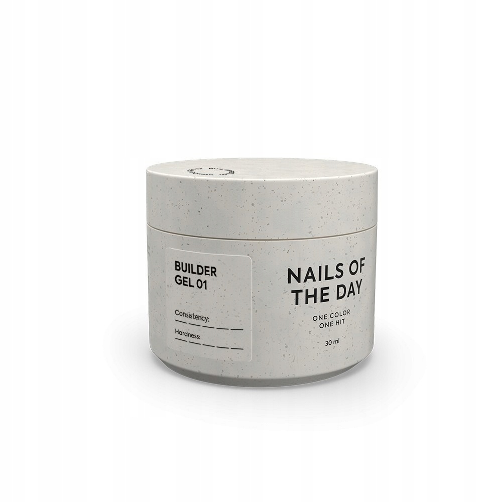 Nailsoftheday Builder gel 01 pzezroczysty żel budujący