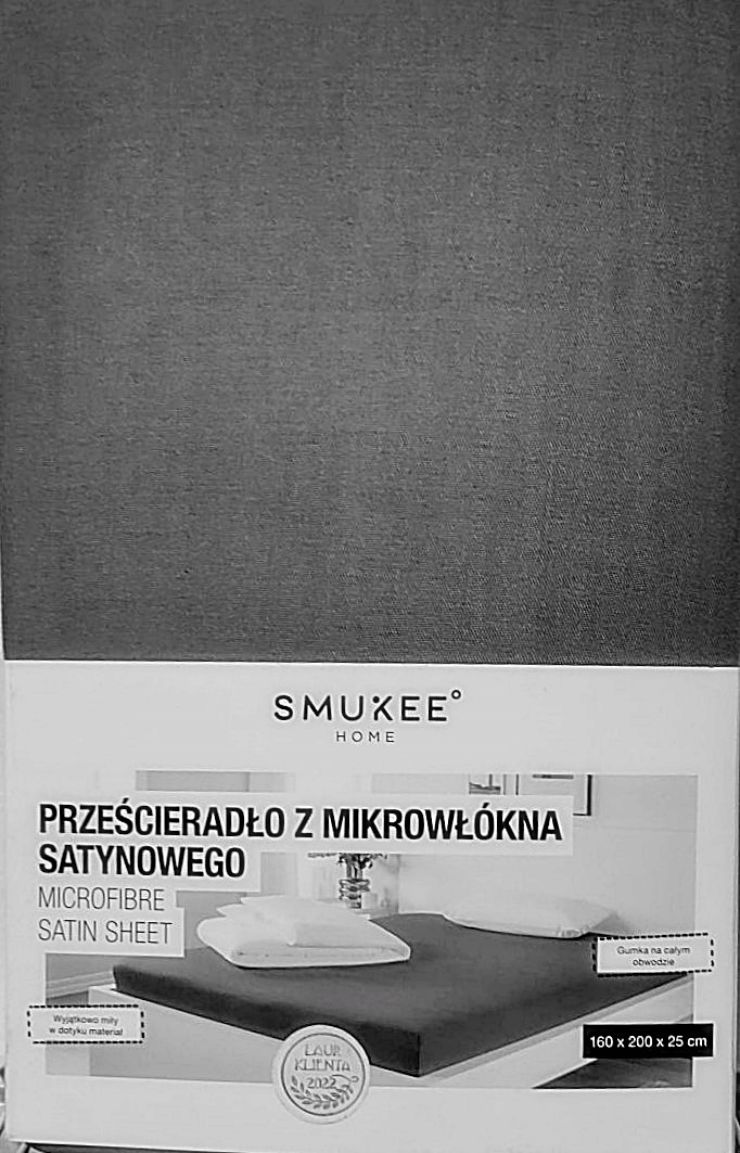 

Prześcieradło z mikrowłókna satynowego 160x200x25