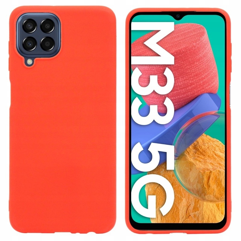 

Etui do Samsung M33 5G Case Beline czerwony Matt