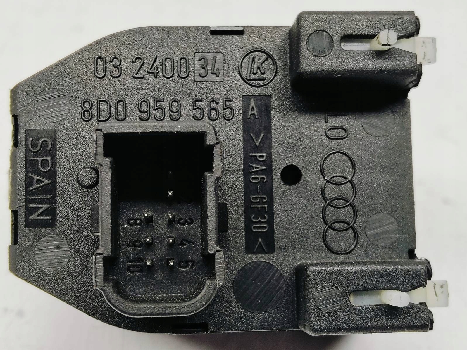 mirror control switch button Audi A3 8L 1.9 TDI 8D0959565A