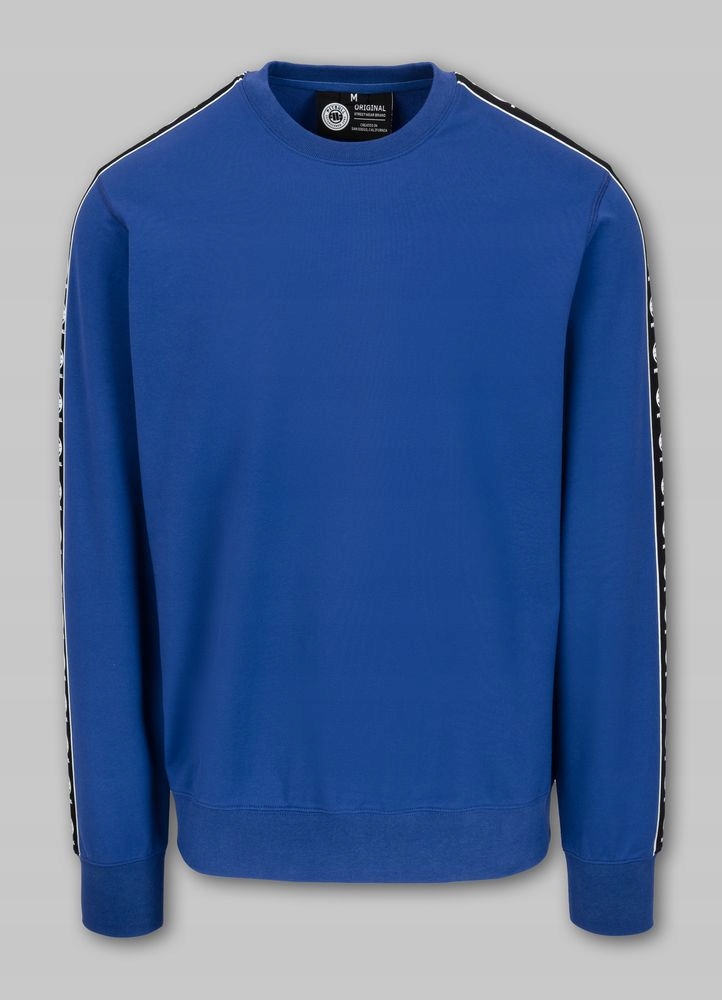 Pánská Mikina bez kapuce Pitbull Crewneck Mikina s lampasy Tape Nugget