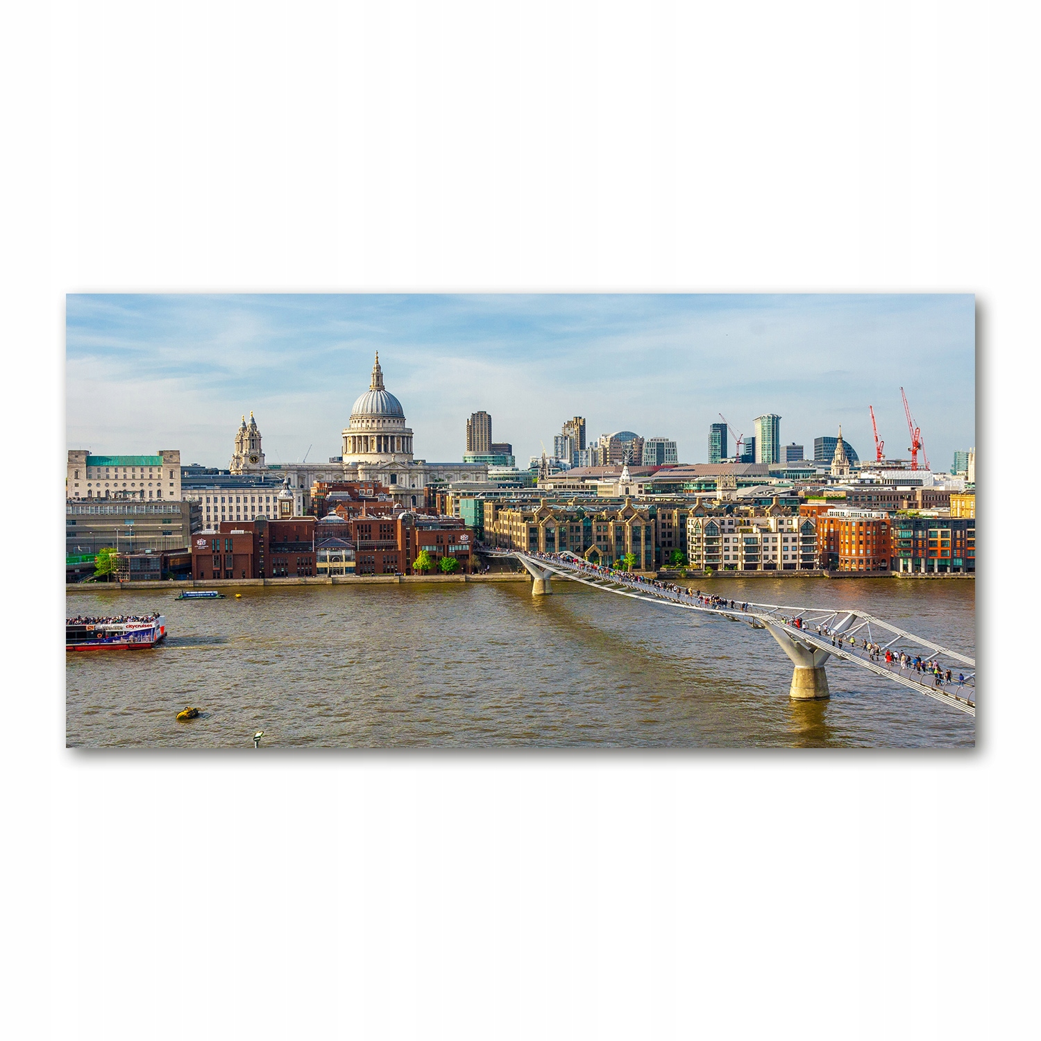 

Foto-obraz akryl Tamiza Londyn zdjęcie 140x70 cm