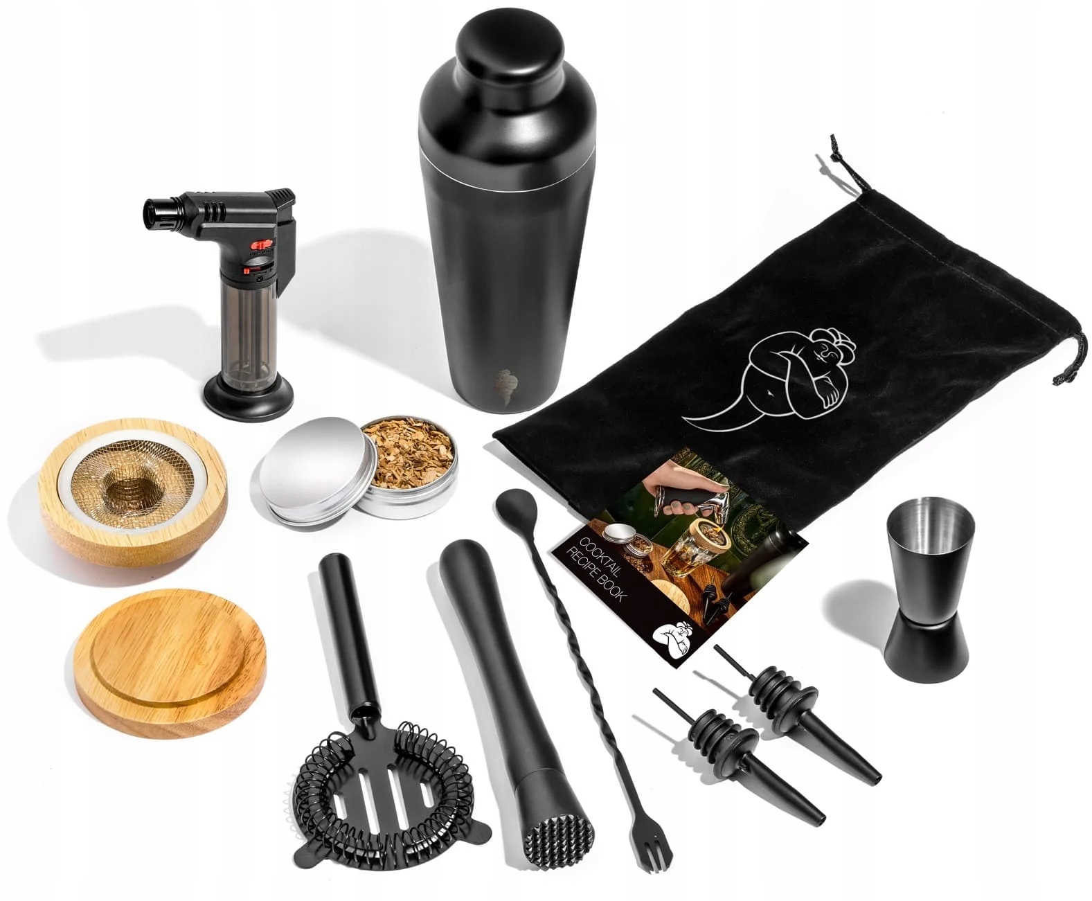 Barmanský Set S Údením Whisky Deluxe 2V1 Recepty Na Darček