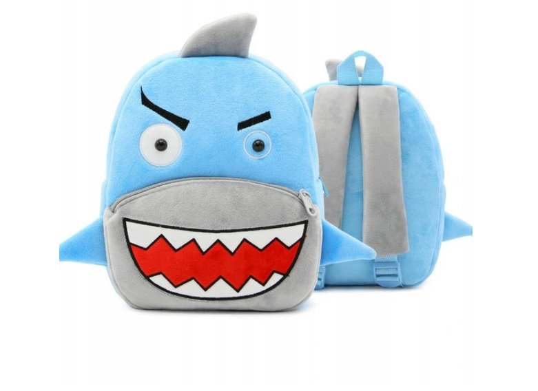 плюшевый рюкзак для дошкольника shark D005