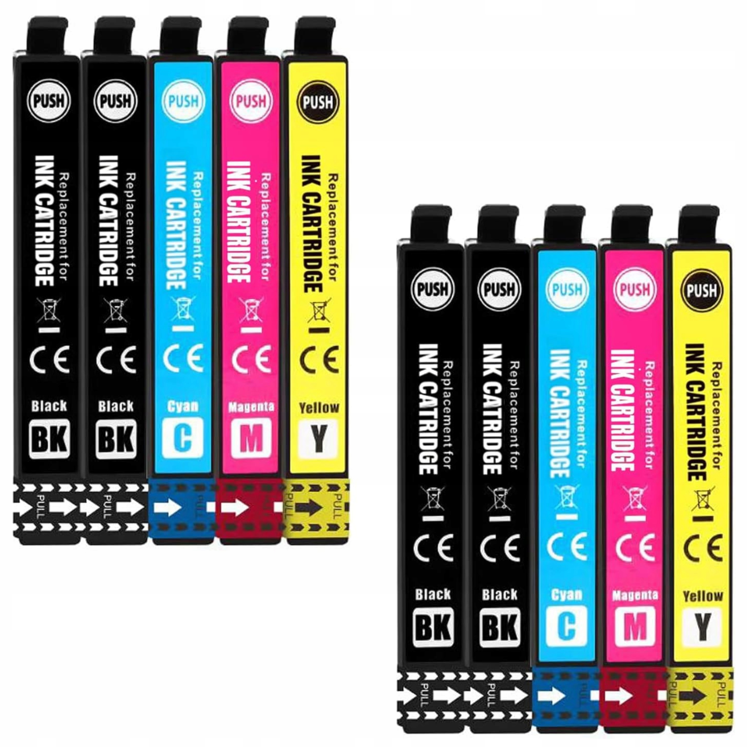 Inkoustové náplně inkousty pro tiskárny Epson 405XL, multipack, 10 kusů, náhrada