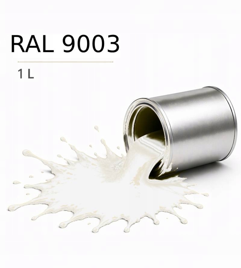 Ral 9003 Barva 1K 1L Povrchový Lak Vysoký Lesk