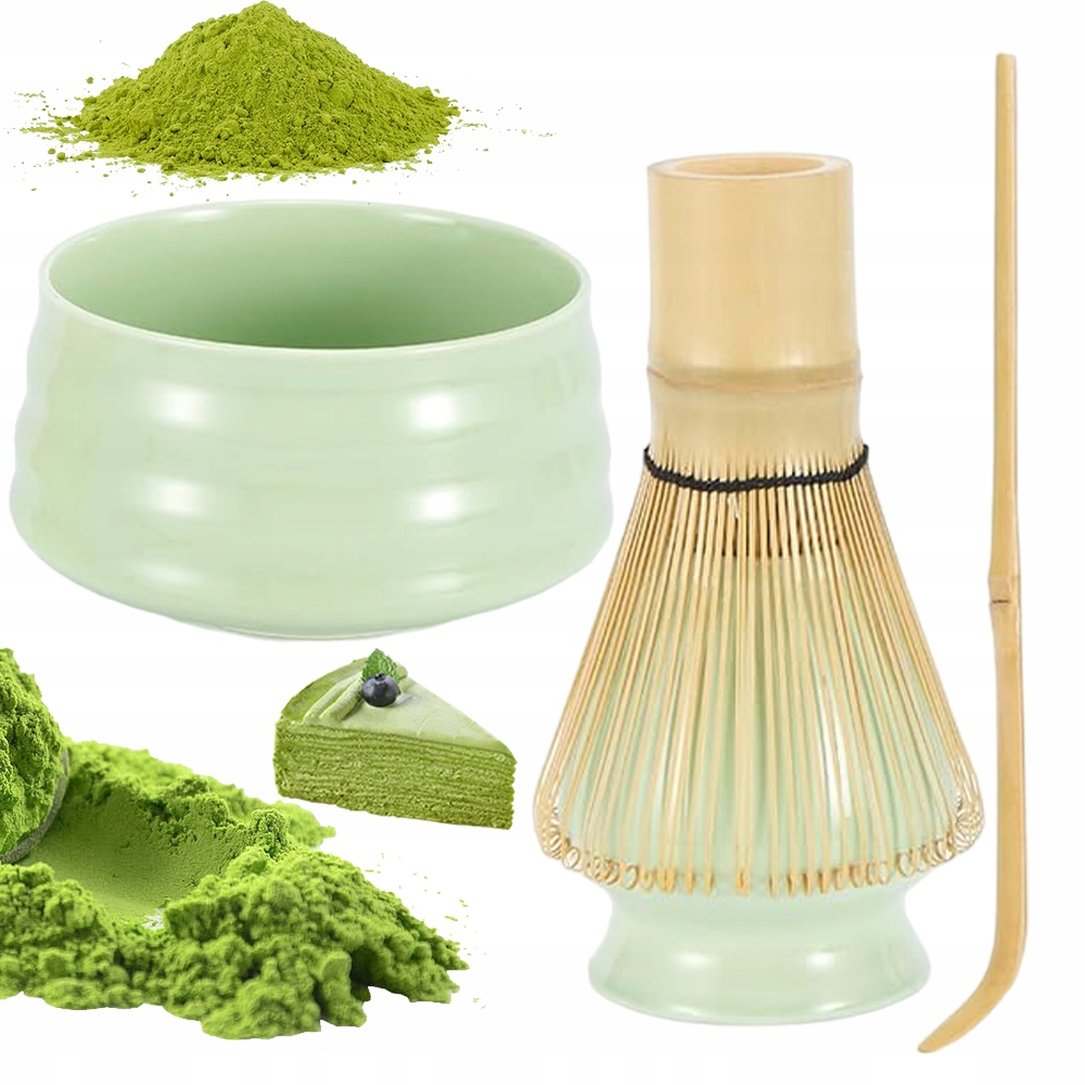 Japonská Sada Na Čaj Matcha S Metlučkou, Stojanem, Každodenní Lžičkou, 4 Kusy