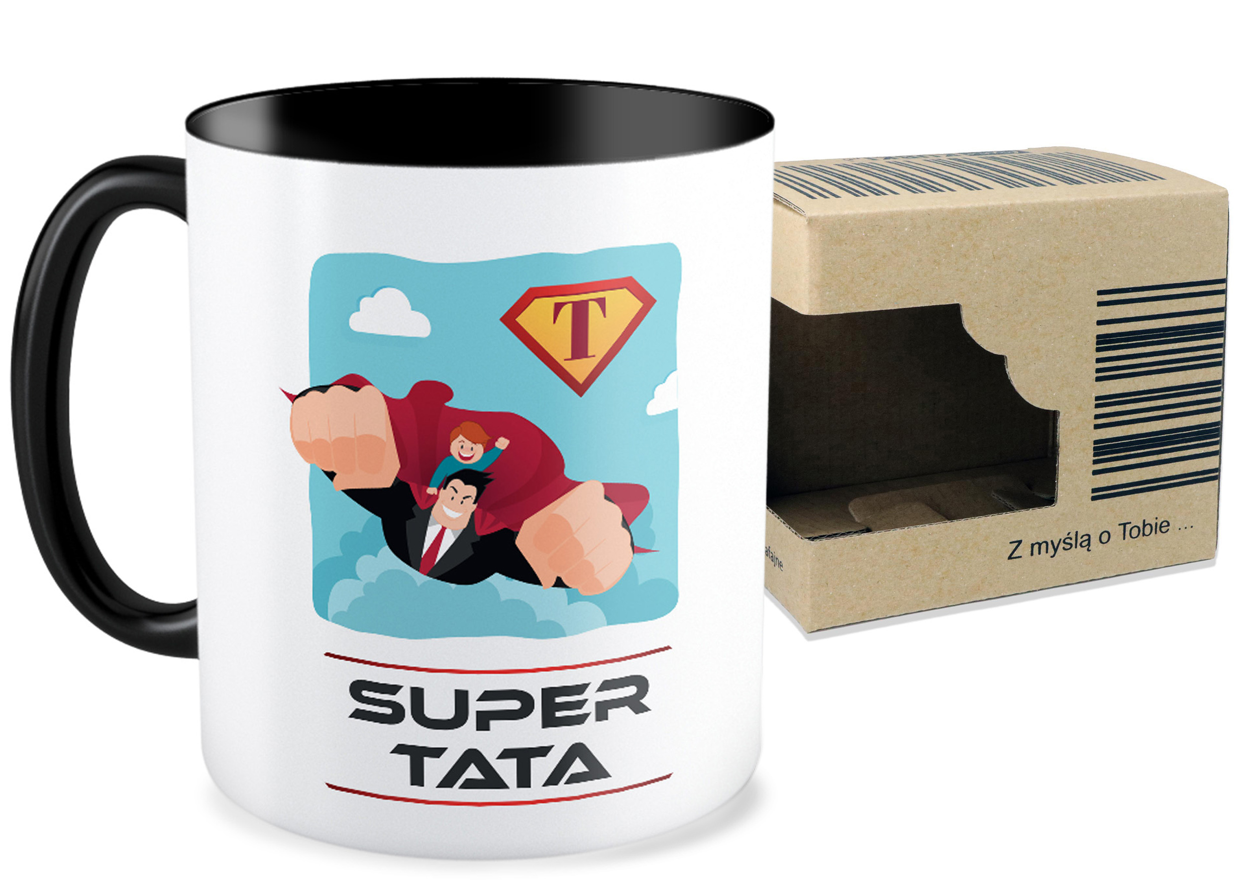 

Kubek czarny prezent dla Taty Dzień Ojca