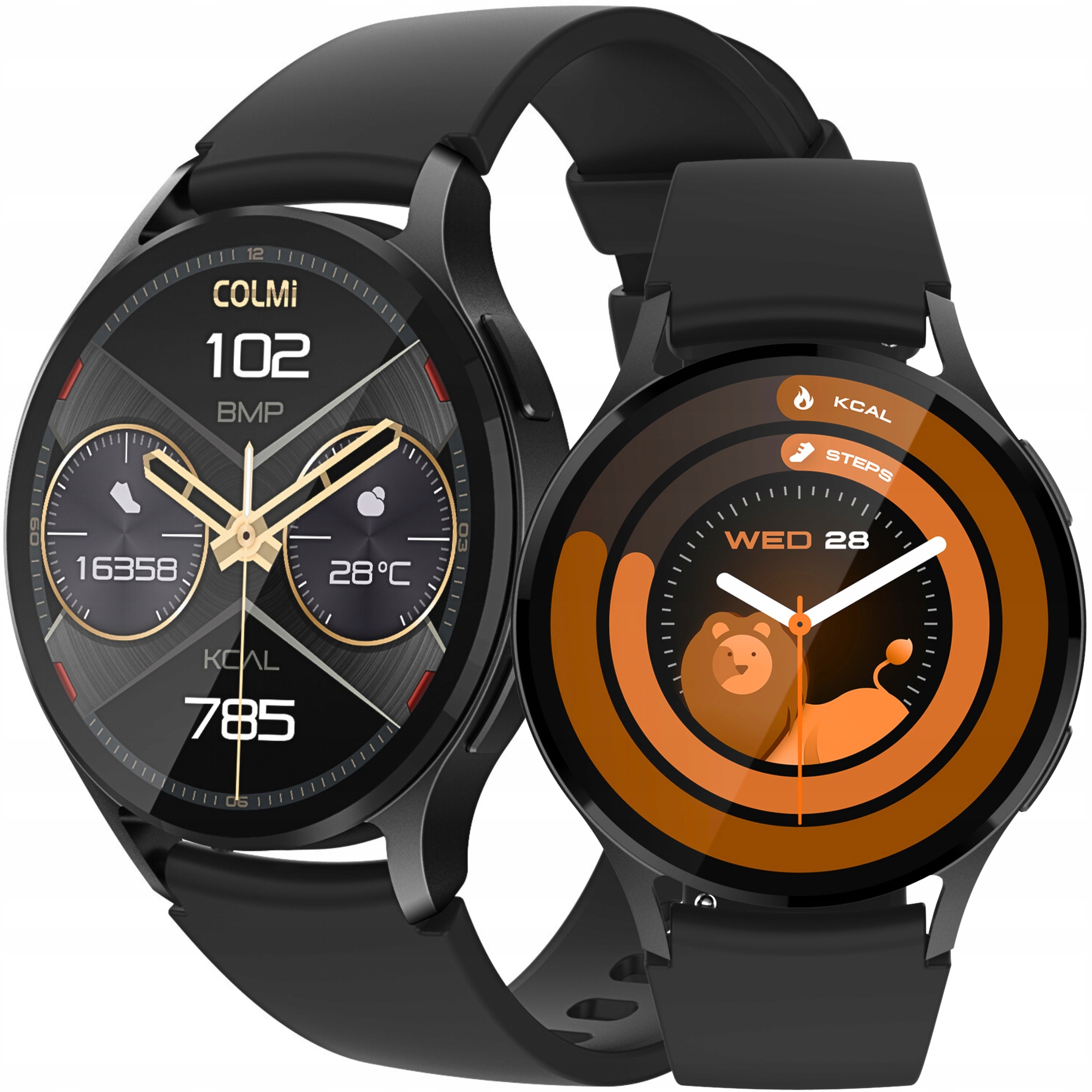Smartwatch Colmi I28 Zegarek Bluetooth 5.4 Amoled Ip68 Smart Watch Czarny