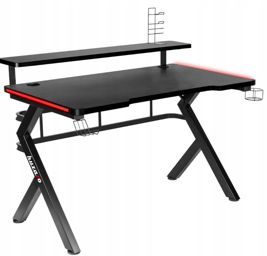 Herný stôl počítačový stôl Huzaro Hero 5.0 Rgb,