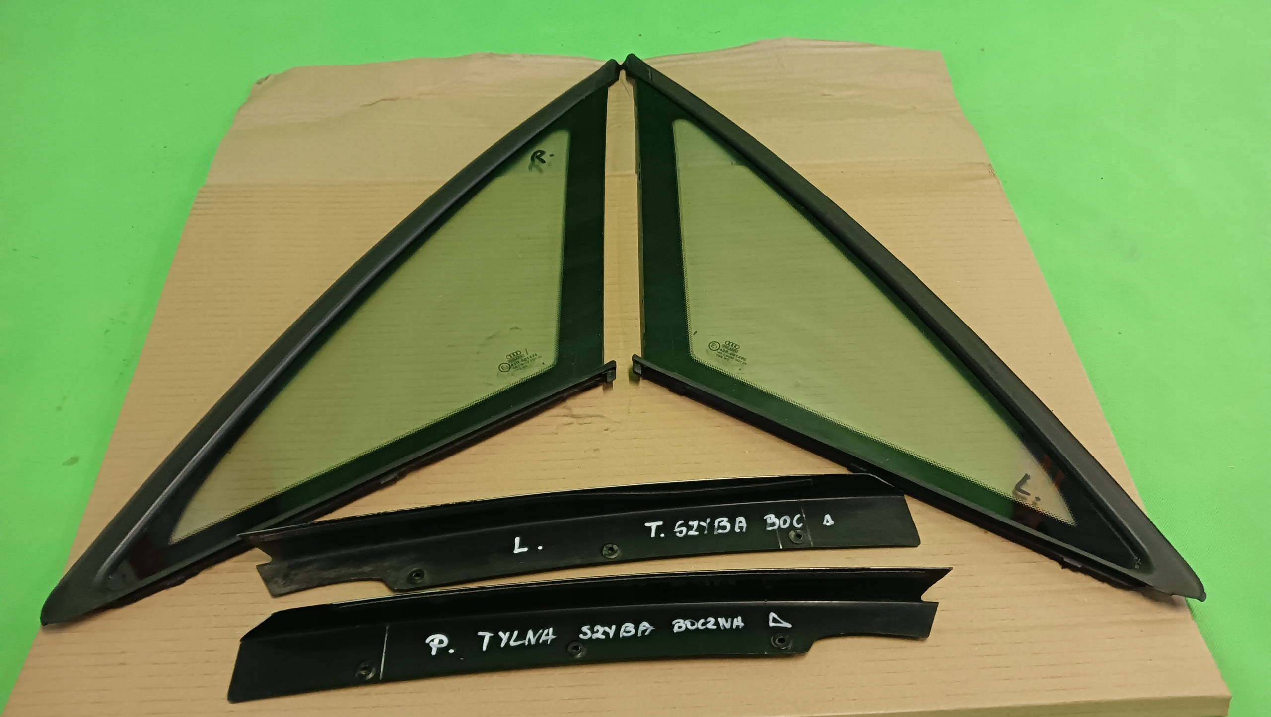 43r-001426 AS2M505DOT25 VSG SZYBA KAROSERYJNA AUDI A6 C5 LEWA PRAWA SEDAN