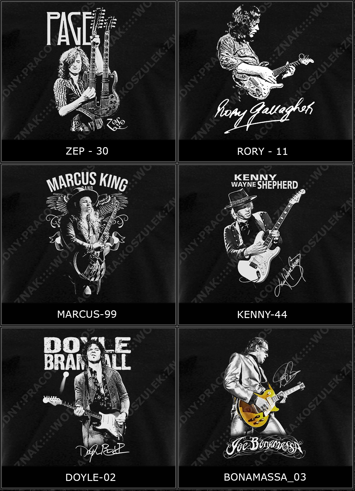 koszulka gitara wzmacniacz blues rock n roll jazz folk metal heavy WZORY!!! Rozmiar M