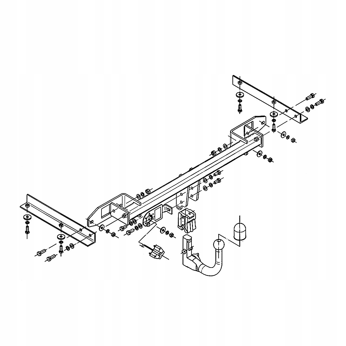 Hak holowniczy Wypinany Opel Astra IV 4 J HTB 09-15 MODUŁ 13 PIN GRATIS Producent Steinhof