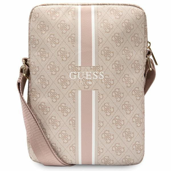 Guess Taška GUTB10P4RPSP 10" růžová/pink 4G Stripes Tablet Bag