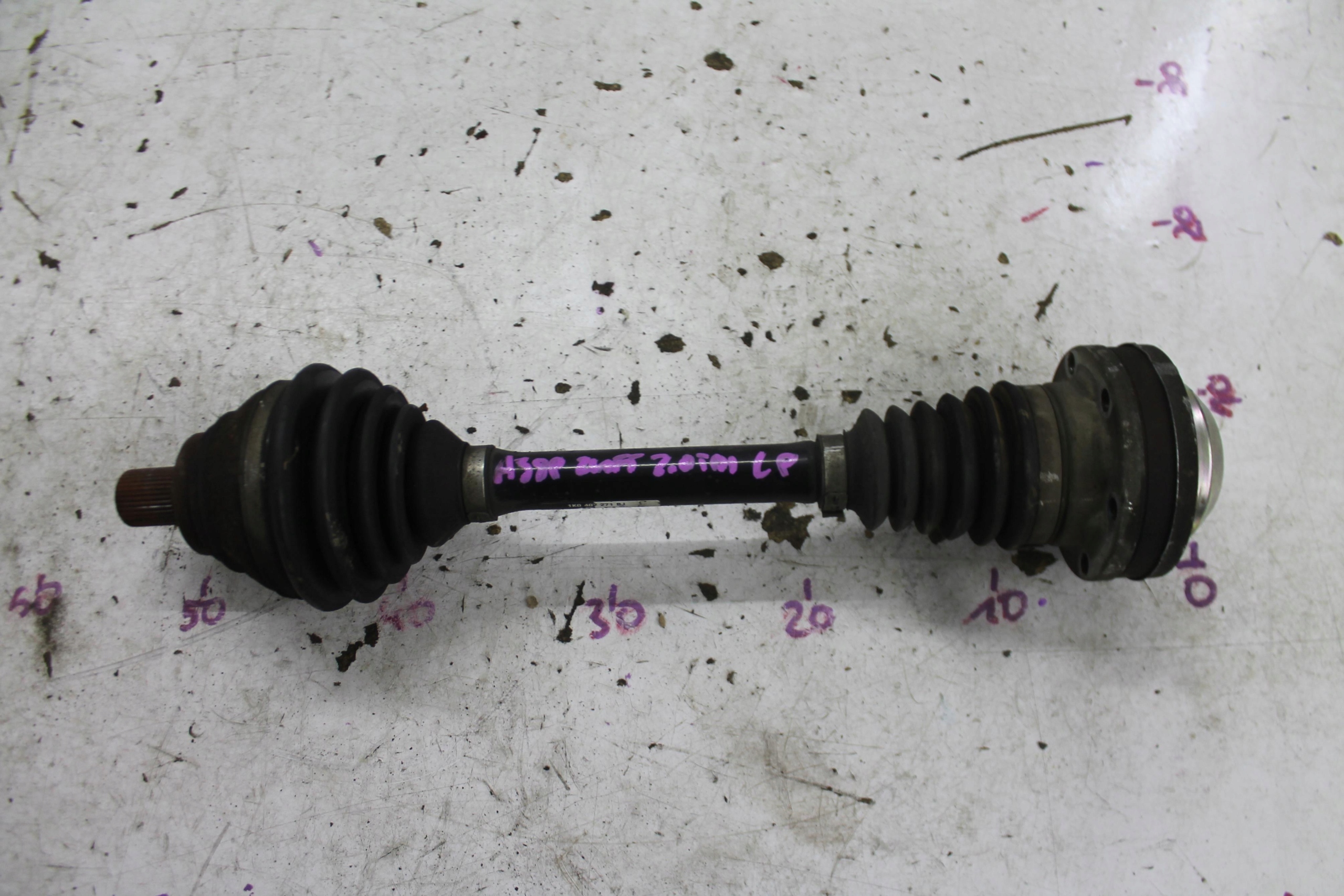 semi-axis left front front 1K0407271BJ AUDI A3 8P 2.0 TDI 08-13