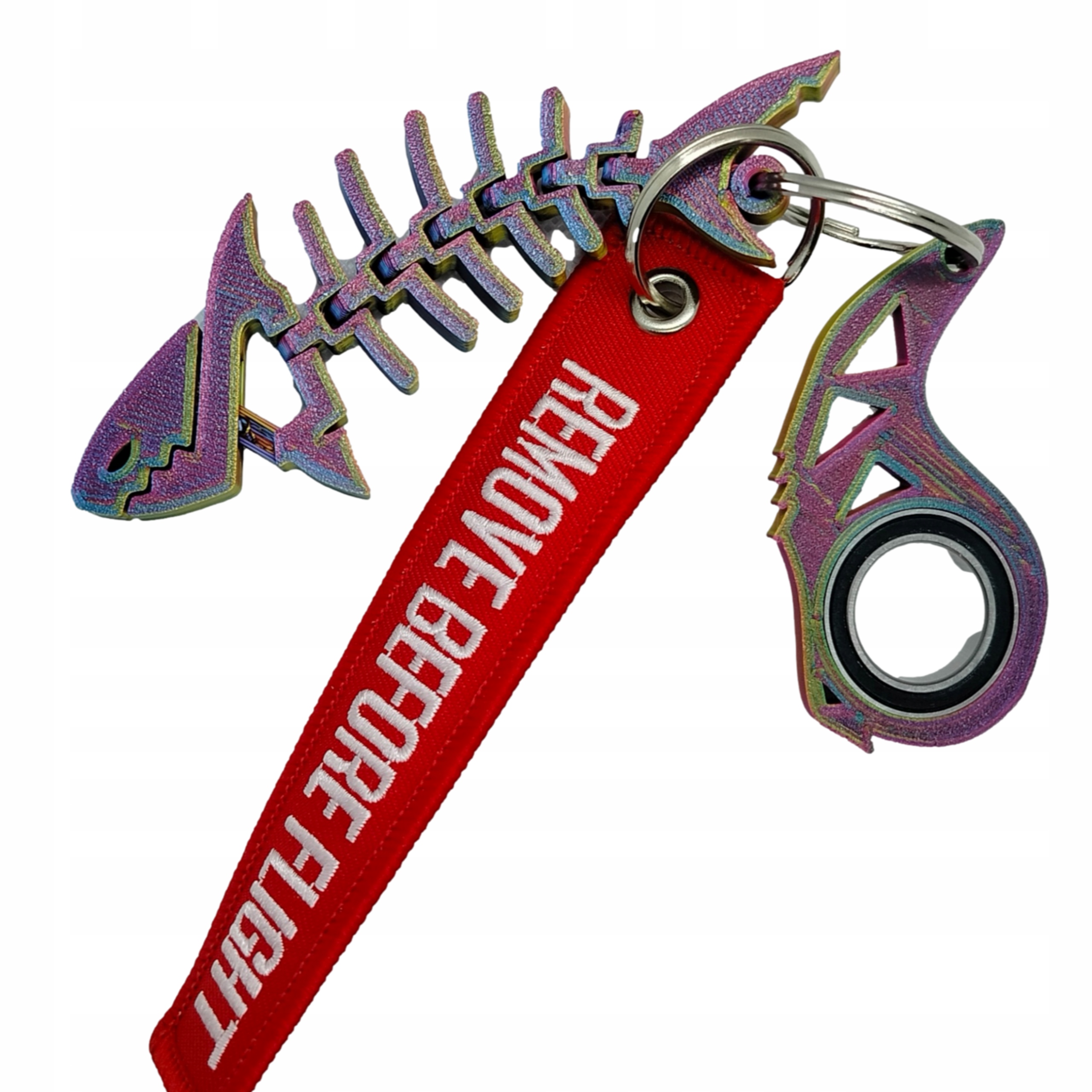 ZESTAW+ZAWIESZKA! Brelok do kluczy KEYSPINNER KEYRAMBIT KEYFLIPPER TIKTOK