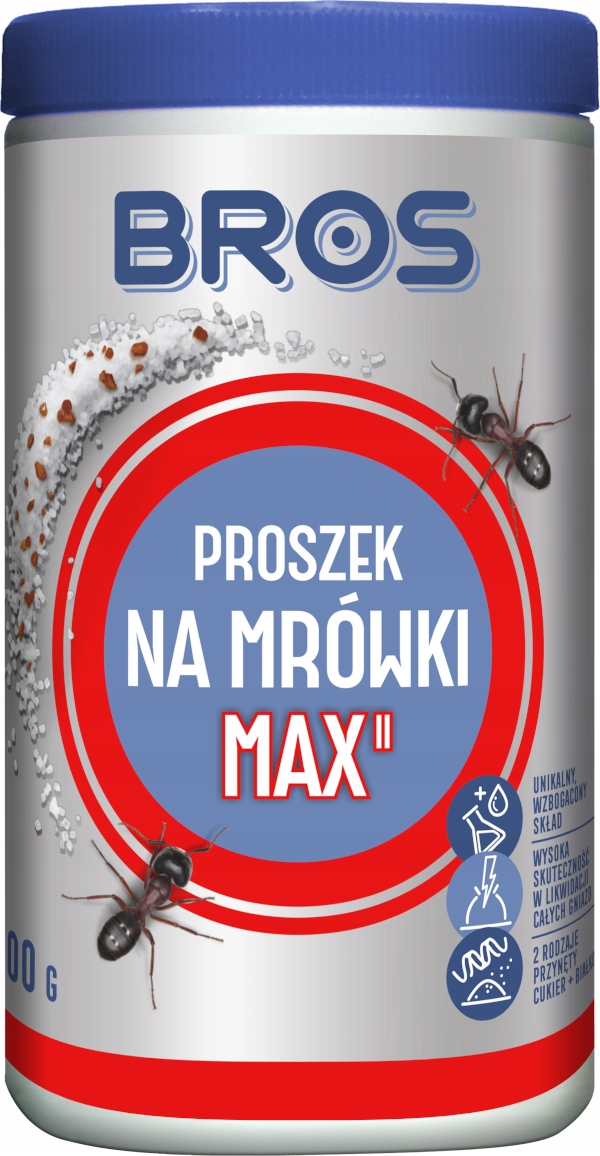 

Bros Max Proszek Na Mrówki Mocniejszy Skład 100g