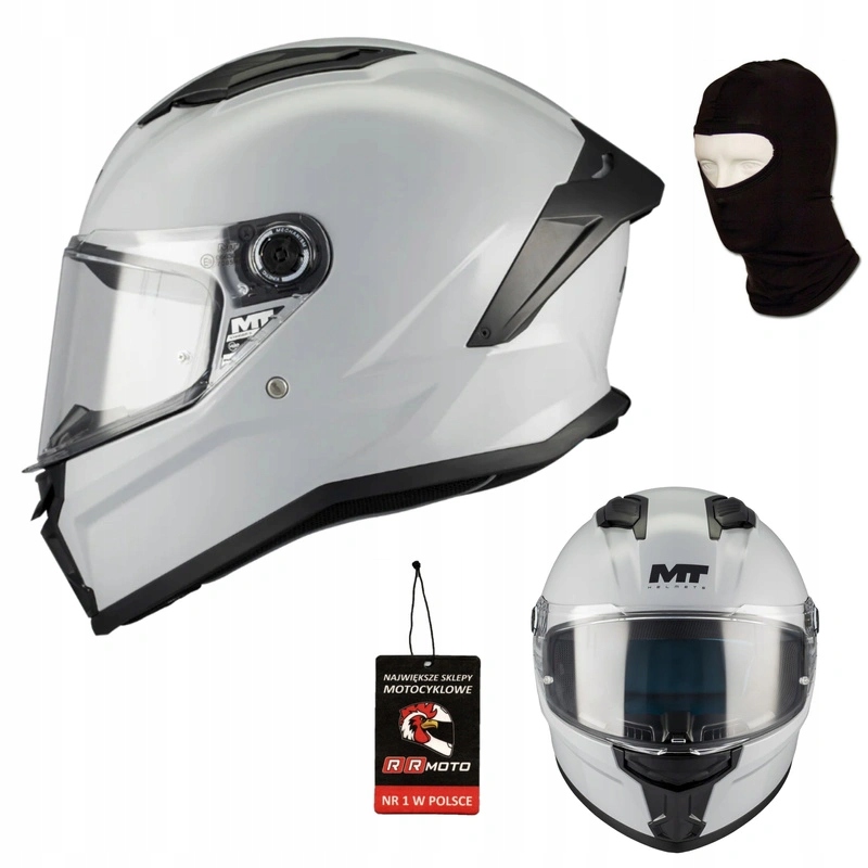 Integrálna motocyklová prilba Mt Stinger 2 Pure Gloss Grey šedá Darčeky