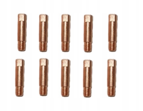 ZESTAW 10 SZT KOŃCÓWEK PRĄDOWYCH MB15 1,0 M6 ALU