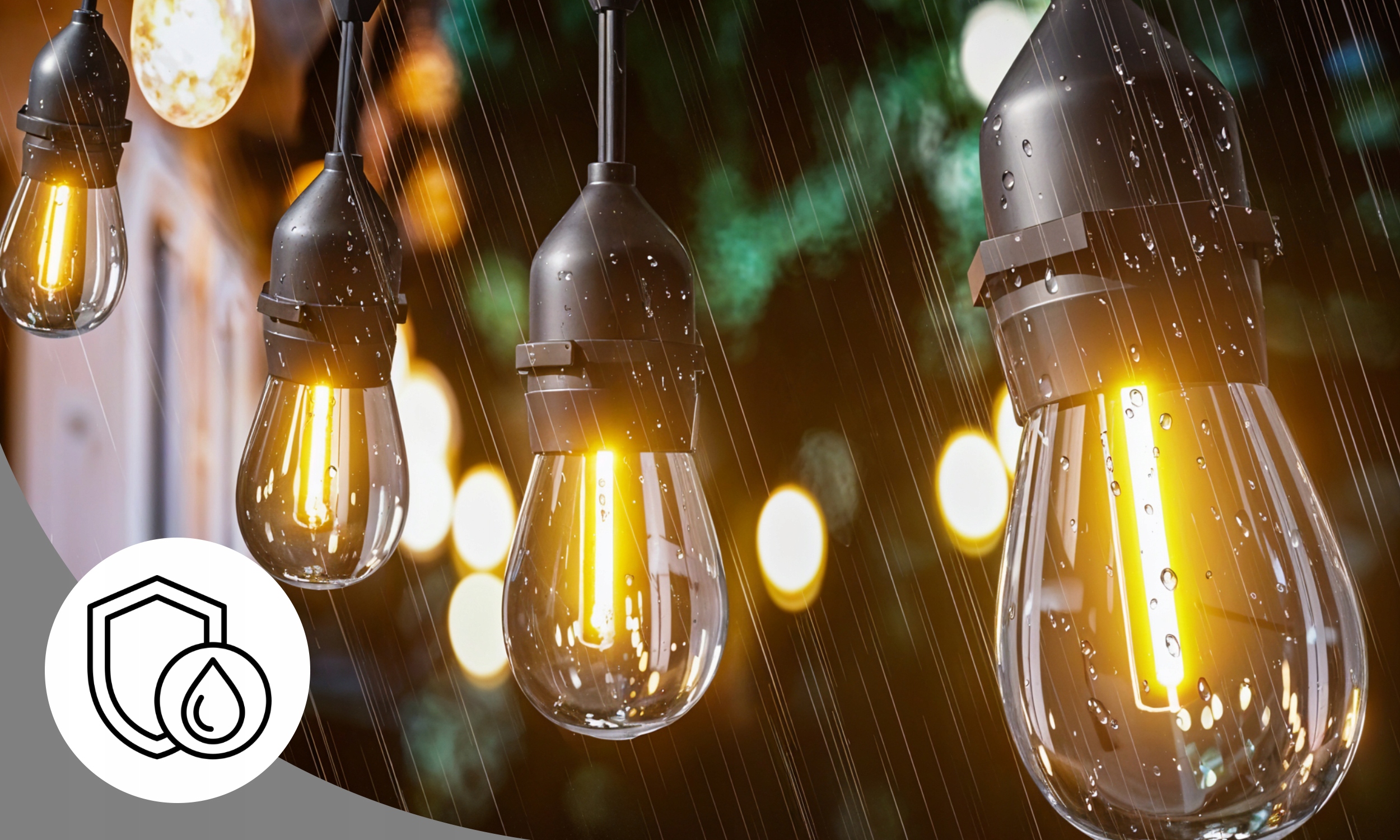 GIRLANDA ŚWIETLNA OGRODOWA 25X ŻARÓWKA LED E27 20M ZEWNĘTRZNA WODOSZCZELNA Marka Electo