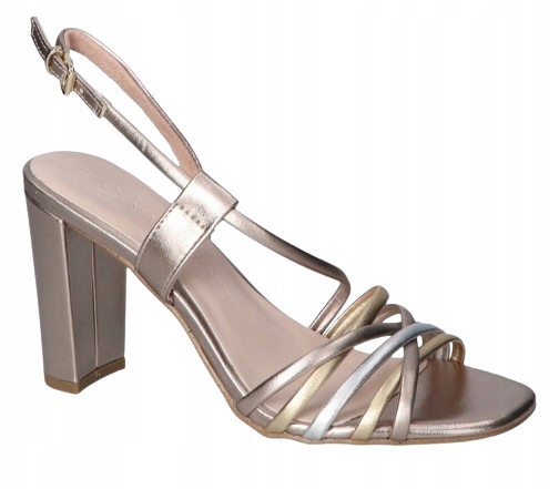 Marco Tozzi Dámské Růžové Sandály Na Podpatku 39 J0A