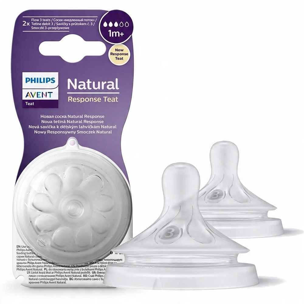 

Avent Smoczek Natural Response SCY963/02 1M+ 2 Szt