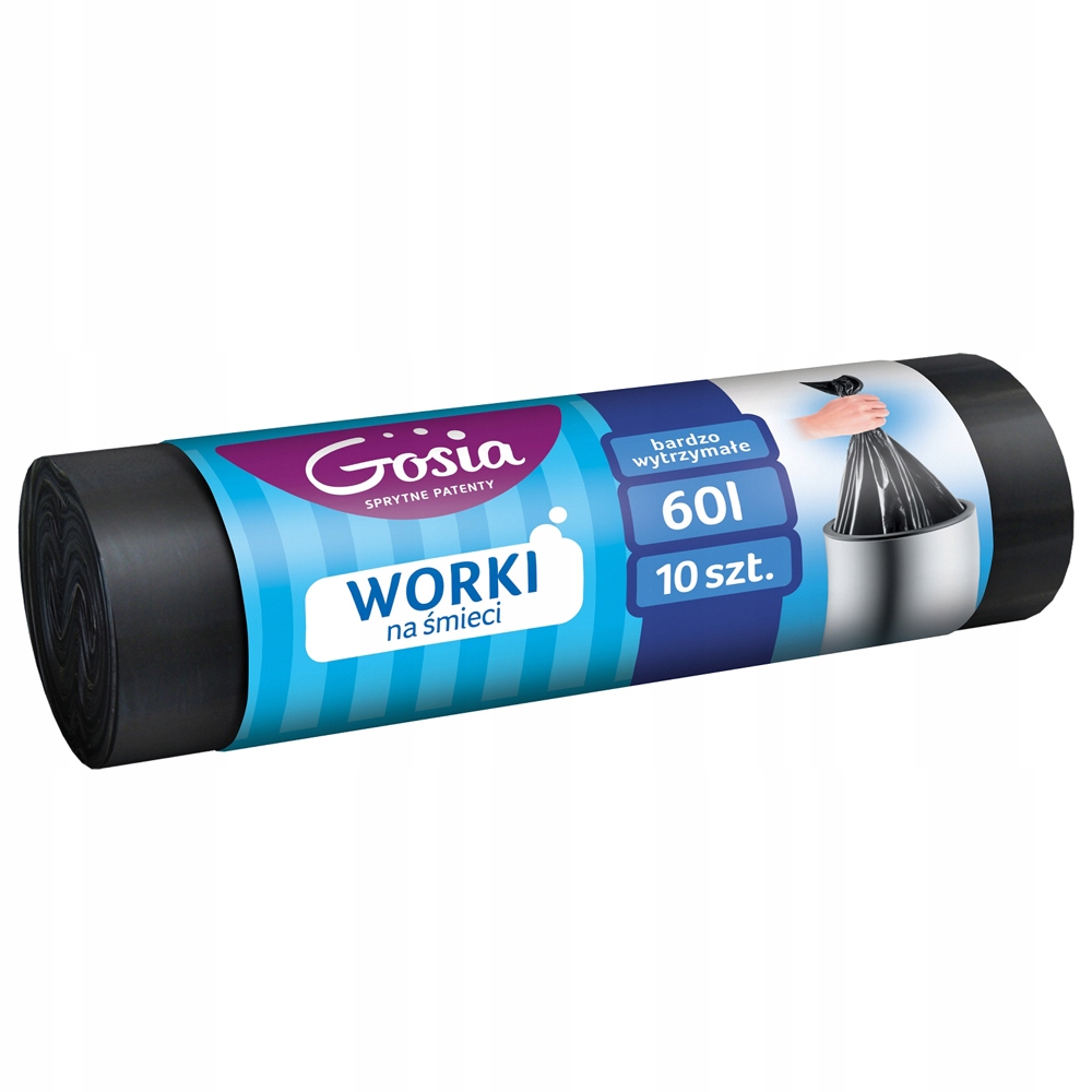 

Gosia Worki Śmieci Mocne Czarne 60L 10szt