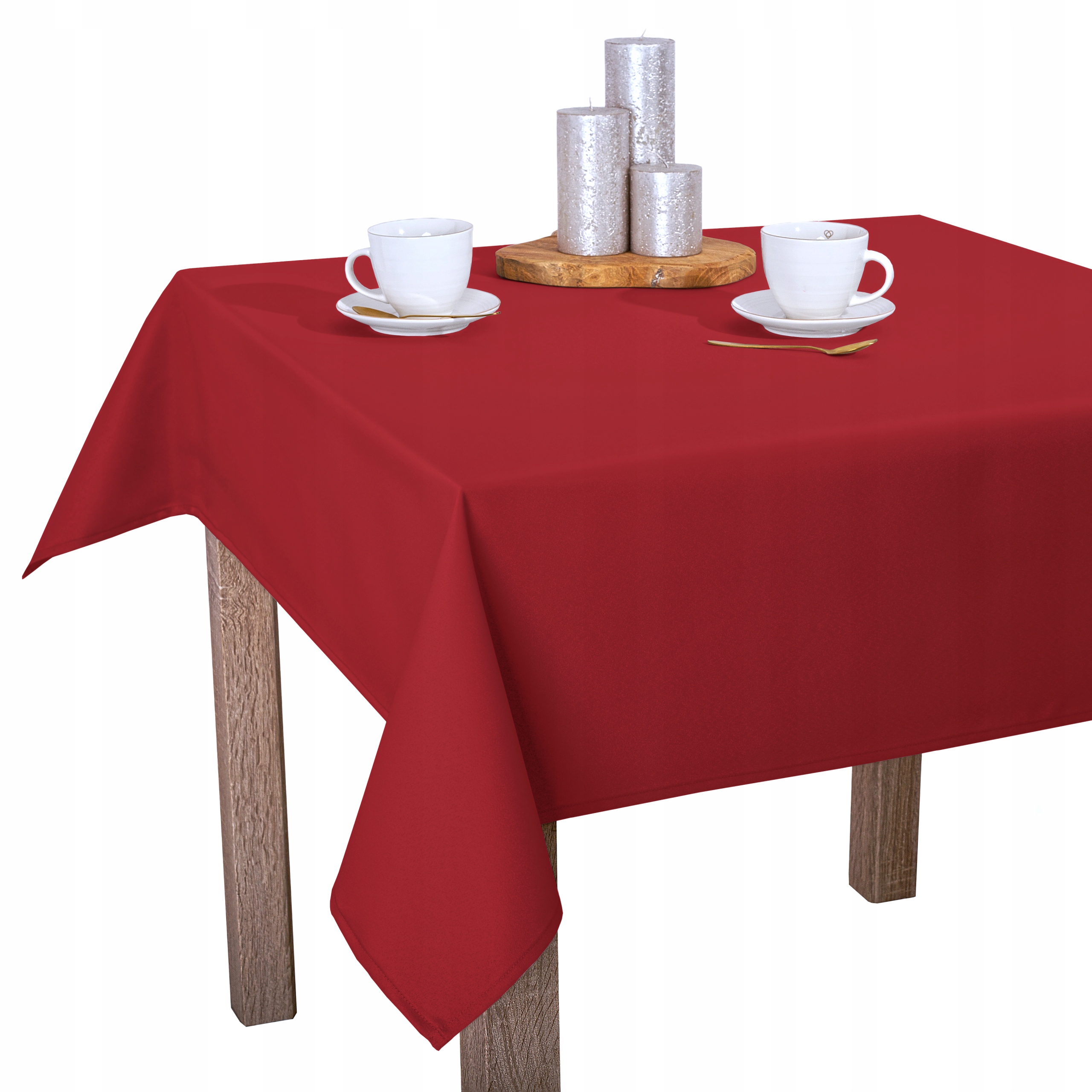 Ubrus Hladký Bordový Skvrnitý Obšitý O1 Laura 150x450 cm