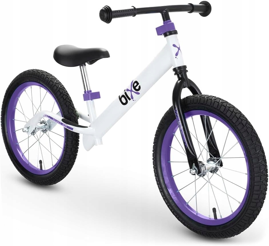 Rowerek biegowy Bixe 16" Ultra Lekki 4kg alu dzieci 4-9lat biały regulowany