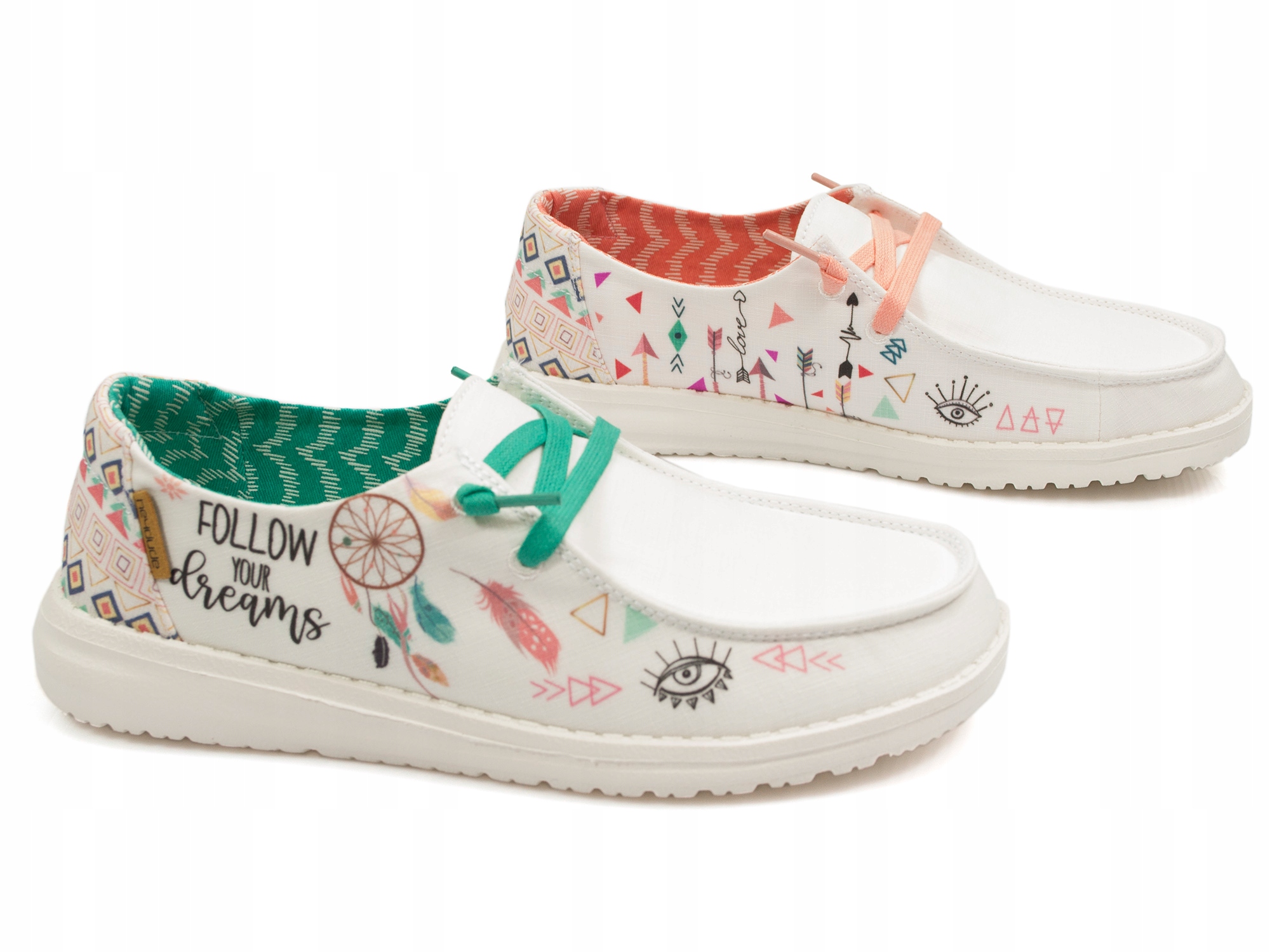 

komfortowe sneakersy Hey Dude damskie trampki buty