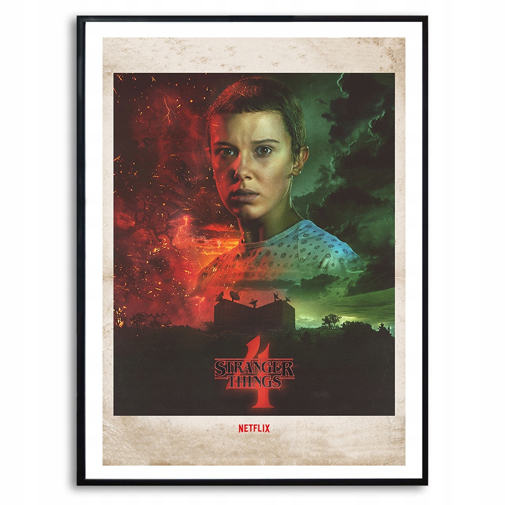 

Plakat 32x44,5 Serial Stranger Things Dużo Wzorów