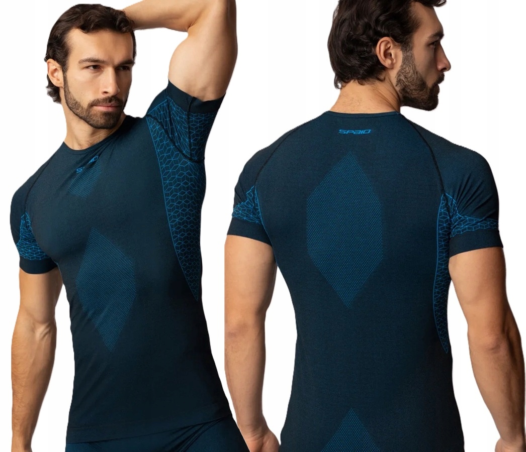 Koszulka Rowerowa Turystyczna Na Fitness I Siłownię Oddychająca Spaio L